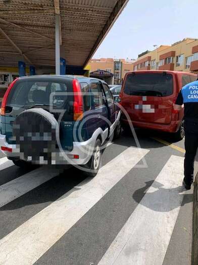 Vehículos implicados en el accidente/TA.